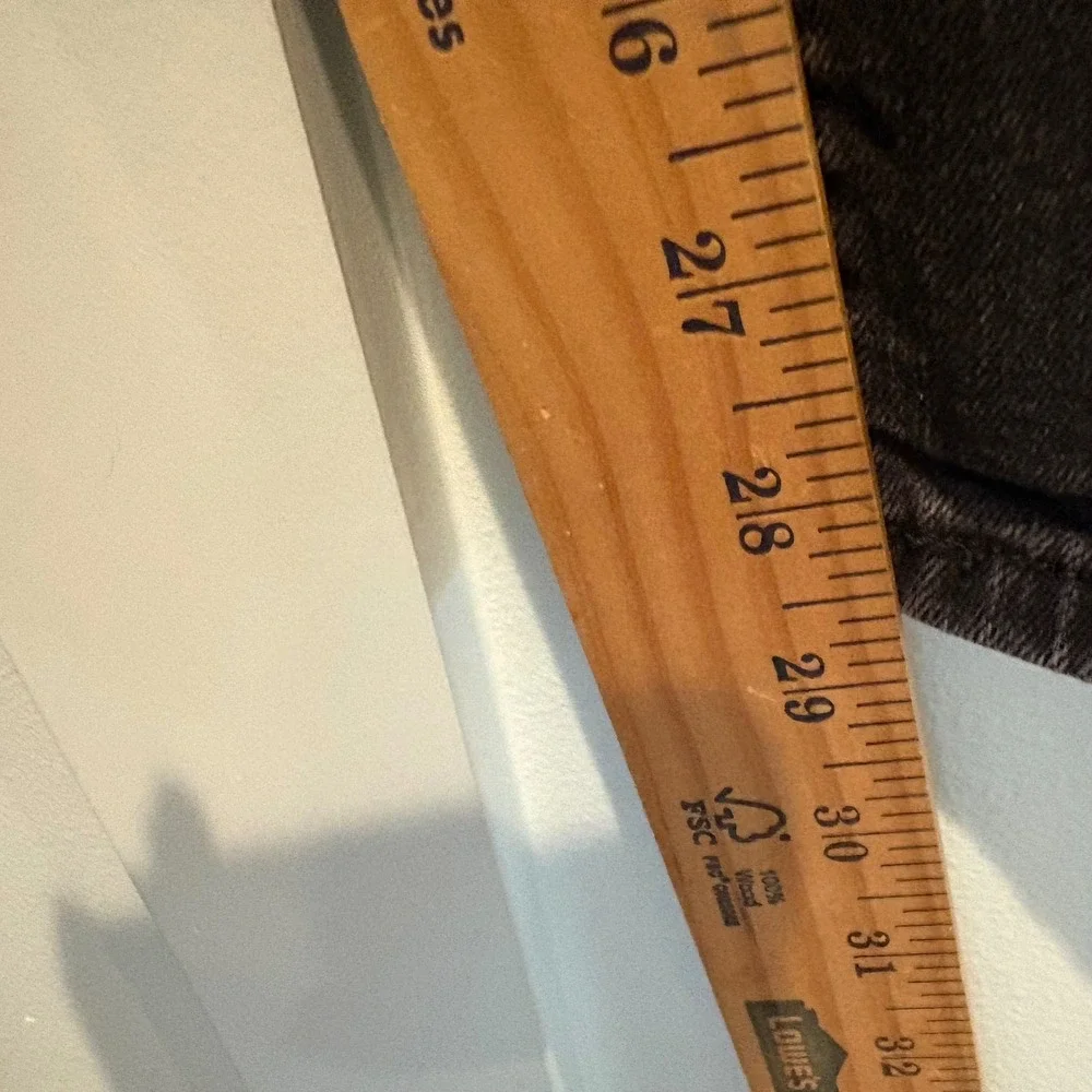 Abercrombie‎ & Fitch Black Skinny Jeans Men 28x28 (Tag 28x30) Stretch Slim A&F